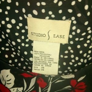 Studio Ease Dresses - Studio Ease Black White Red Aloha Dress 14 Plus Studio Ease Dresses - Studio Ease Black White Red Aloha Dress 14 Plus